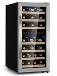 Klarstein Weink&uuml;hlschrank Freistehend, Kleiner Getr&auml;nkek&uuml;hlschrank Schmal, 2 Zonen
