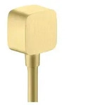 hansgrohe Schlauchanschluss Fixf Softc Axor mit R&uuml;ckflussverhinderer, brushed brass