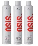 Schwarzkopf OSiS+ Session extreme Hold Hairspray 3x500ml - Schwarz