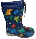 Beck 901 05 Warmfutter Gummistiefel Blinking Hearts Dunkel-Blau, Blau, Gr. 28 -