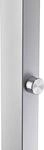 Alco LED-Stehleuchte 9080-1 Aluminium mit Metallfu&szlig; 60W silber