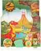 Adventskalender Dinopark Adventure Badepaß mit Dinosauriern in Klapp-Box