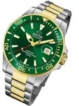 Jaguar Herren Analog Uhr Daily Classic Sport Edelstahl silber gold UJ887/2 - Silber