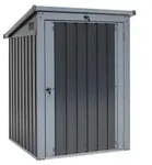 Westmann Stahl M&uuml;lltonnenbox und Ger&auml;tebox Anthrazit 101x104x134 cm - Grau
