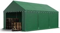 TOOLPORT Lagerzelt 3x6 m Industriezelt Unterstand PVC Plane 750 N dunkelgr&uuml;n...