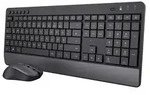 Trust Trezo Tastatur Maus Set Kabellos, Deutsches QWERTZ-Layout, Nachhaltiges Design,