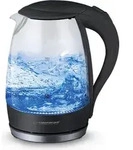 Esperanza EKK011K, 1,7 l, 2200 W, Schwarz, Grau, Transparent, Kunststoff, Glas -