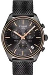 Tissot PR 100 Quarz-Chronograph 41 mm Anthrazit-Zifferblatt - Grau