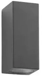 Lucande Wandleuchte Xava, up/down, anthrazit, 2-flg., GU10 - Schwarz