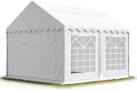 TOOLPORT Partyzelt Festzelt 3x5 m Garten-Pavillon PVC Plane 700 N in wei&szlig;