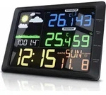 Bearware Wetterstation mit Au&szlig;ensensor, LCD Farbdisplay, Wettervorhersage,