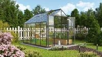Vitavia Gew&auml;chshaus "Domus 8300" schwarz 8,3 m&sup2; 3 mm ESG