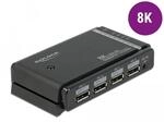 DeLOCK DisplayPort 1.4 Switch 2 x 2 DisplayPort in zu 1 x 2 DisplayPort out 8K,