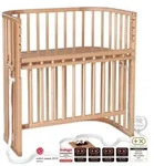 babybay Boxspring Comfort Plus Beistellbett, Buche natur lackiert, extra bel&uuml;ftet