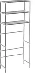 vidaXL Waschmaschinenregal 3 Ablagen Silbern 69x28x169 cm - Silber