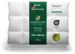 HANSKRUCHEN Daunendecke 135x200 cm extra Leicht 90% Daunen waschbar Allergiker