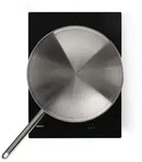 NOVY Induction Wok, Schwarz, Integriert, 38 cm, Zonen-Induktionskochfeld, Glas, 1
