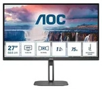 AOC V5 Q27V5N/BK, 68,6 cm (27"), 2560 x 1440 Pixel, Quad HD, LED, 4 ms, Schwarz