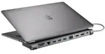 XtremeMac XWH-CDH-13, USB 3.2 Gen 1 (3.1 Gen 1) Type-C, Grau, SD, SDHC, SDXC,