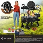 KESSER&reg; Bollerwagen Faltbar GTS-9100 mit Dach Handwagen Transportwagen klappbar