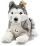 Steiff Bernie Husky 33 grau/weiss liegend