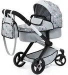 Bayer Design 17007AA Kombi-Puppenwagen Xeo mit Tasche, verstellbarer Griff, wandelbar