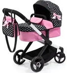 Bayer Design 17060AA Kombi-Puppenwagen Xeo mit Tasche, wandelbar als Jogger,