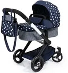 Bayer Design 17015AA Kombi-Puppenwagen Xeo mit Tasche, verstellbarer Griff,...