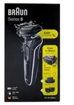 Braun Series 5 51-W1500s, Folienschaber, Schwarz, Edelstahl, Tasten, Ladend,