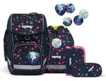 ergobag cubo 5-tlg.Schulranzen-Set REFLEX GLOW Edition PhantB&auml;rsiewelt - Blau