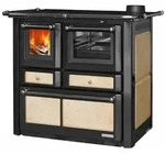 Festbrennstoffherd Westminster K85F beige Backofen rechts mit...