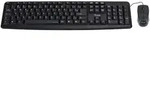 Equip Kabelgebundene Kombi Keyboard+Mouse. schwarz. spanisch - Schwarz