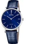 Festina Uhr Swiss Herren blau Armband Leder UF20012/3 - Blau