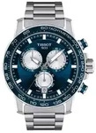 Herrenuhr Tissot Supersport Chrono 45,5 mm 125.617.11.041.00, Grau / Blau