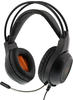 DELTACO GAMING DH210 Stereo-Headset, 2 x 3,5 mm, LED, 2 m Kabel, schwarz