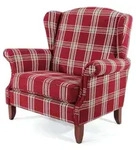 Max Winzer Big-Sessel Verita - Flachgewebe rot - Ma&szlig;e: 114 x 81 x 108 cm - Rot