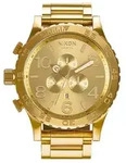 Nixon 51-30 Chrono A083-502 Herrenarmbanduhr Design Highlight - Gold