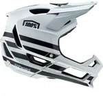 100percent Trajecta With Fidlock Motocross Downhillhelm Silber XL Silber XL - Silber