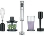 Severin SM 3775, P&uuml;rierstab, 0,7 l, 100 W, Schwarz, Edelstahl - Schwarz/Silber