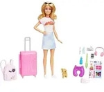 Mattel HJY18 - Barbie - Travel Barbie-Puppe mit Zubeh&ouml;r