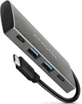 Axagon HMC-4G2 USB 3.2 Gen 2 10 Gbps hub, 2x USB-A, 2x USB-C, 13cm USB-C cable, USB