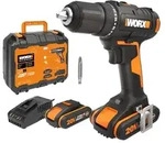WORX WX108 Akku Bohrschrauber 20V, inkl. 2x2Ah Akkus & Ladeger&auml;t