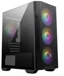 MSI MAG Forge M100R, Micro Tower, PC, Schwarz, Transparent, micro ATX, Mini-ITX,
