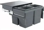 Hailo Abfallsorter Hailo 3610861 AS Cargo 600 13/13/13/13/D / 60 cm Schrankbreite /