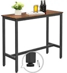 Vasagle ULBT10X, Rechteckige Form, Fester Tisch, Naturholz, Partikelbord, Haus, 4
