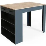 Esszimmertisch Vicco Repose Anthrazit/Goldkraft Eiche 67 x 100 cm, Model 34653 -
