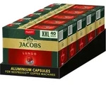 Jacobs Classico Lungo 6 XXL, Kaffeekapsel, Lungo, Nespresso, 6/10, Rot, Silber,
