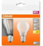 Osram LED STAR CLAS A 100 10 W/2700K E27 2PACK LED-Lampe, Birnenform, Sockel E27, 10