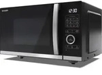 Sharp YC-QG254AE-B Mikrowelle Schwarz 900 W - Kapazit&auml;t: 25 Liter -