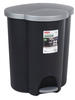 Abfalleimer 40L Treteimer Müllsortierung 3 Fächer Mülltrennsystem
